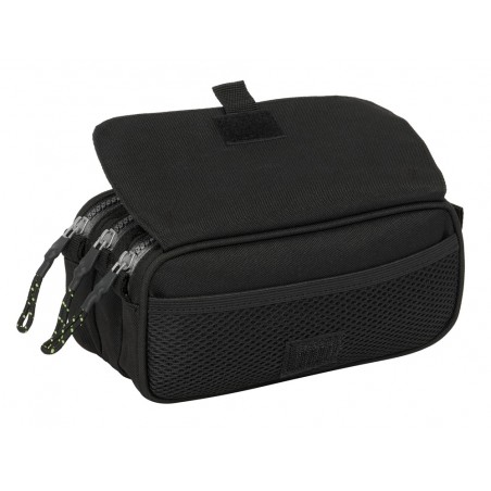 Bolso escolar portatodo safta triple big batman game over 100x215x80 mm