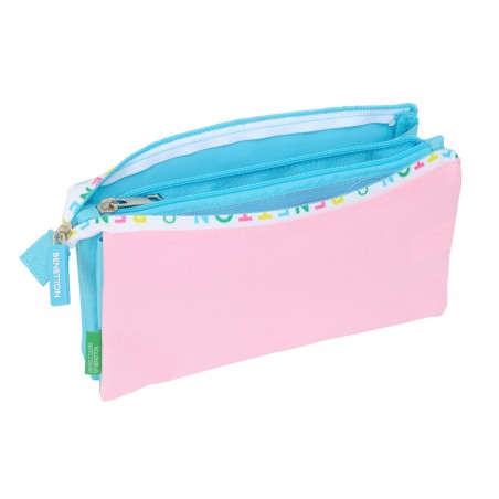 Bolso escolar portatodo safta triple benetton unique 120x220x30 mm