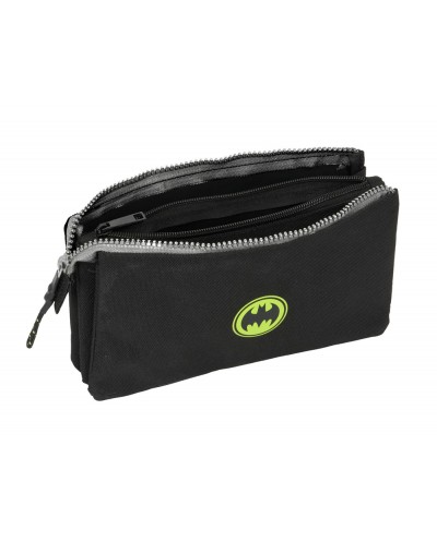 Bolso escolar portatodo safta triple batman game over 120x220x30 mm