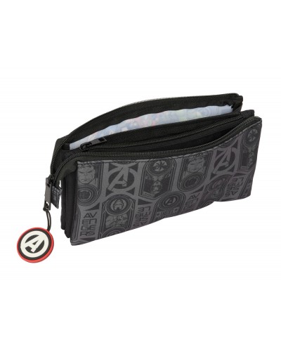 Bolso escolar portatodo safta triple avengers vendetta 120x220x30 mm