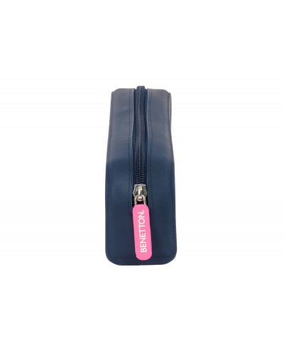 Bolso escolar portatodo safta silicona benetton damero 75x185x55 mm