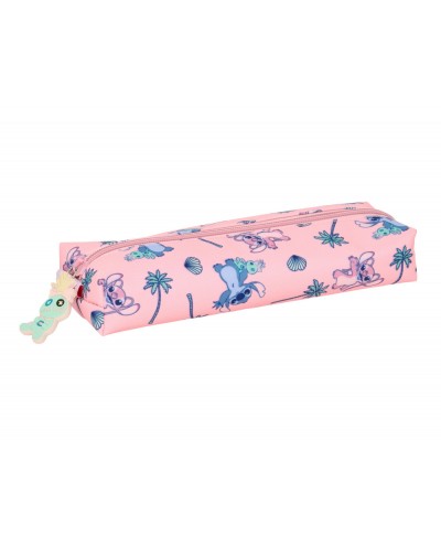 Bolso escolar portatodo safta rectangular con goma elastica 22cm stitch beach 40x220x70 mm