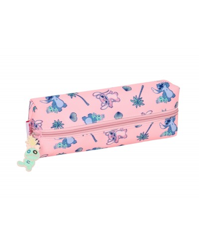 Bolso escolar portatodo safta rectangular con goma elastica 22cm stitch beach 40x220x70 mm
