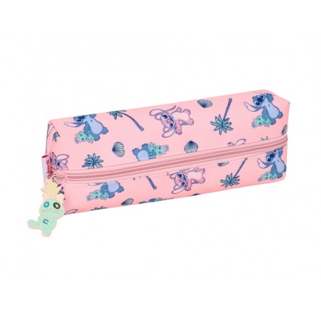 Bolso escolar portatodo safta rectangular con goma elastica 22cm stitch beach 40x220x70 mm