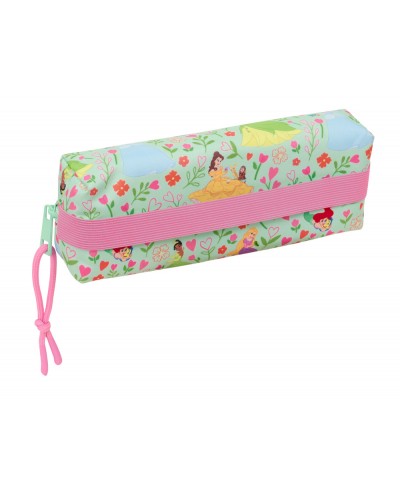 Bolso escolar portatodo safta rectangular con goma elastica 22cm princesas disney bloom 40x220x70 mm