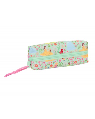 Bolso escolar portatodo safta rectangular con goma elastica 22cm princesas disney bloom 40x220x70 mm