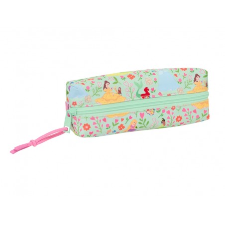Bolso escolar portatodo safta rectangular con goma elastica 22cm princesas disney bloom 40x220x70 mm