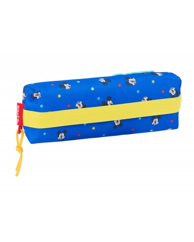 Bolso escolar portatodo safta rectangular con goma elastica 22cm mickey mouse good day 40x220x70 mm