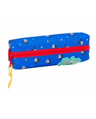 Bolso escolar portatodo safta rectangular con goma elastica 22cm mickey mouse good day 40x220x70 mm