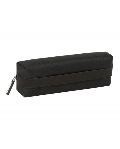 Bolso escolar portatodo safta rectangular con goma elastica 22cm kappa dark 40x220x70 mm