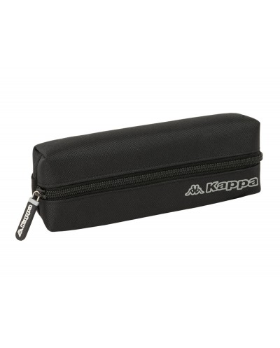 Bolso escolar portatodo safta rectangular con goma elastica 22cm kappa dark 40x220x70 mm