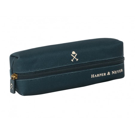 Bolso escolar portatodo safta rectangular con goma elastica 22cm harper neyer 40x220x70 mm