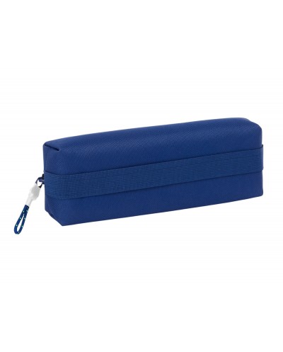 Bolso escolar portatodo safta rectangular con goma elastica 22cm fc barcelona navy blue 40x220x70 mm