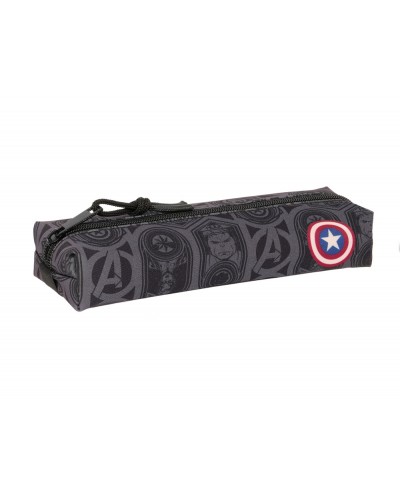 Bolso escolar portatodo safta rectangular con goma elastica 22cm avengers vendetta 40x220x70 mm
