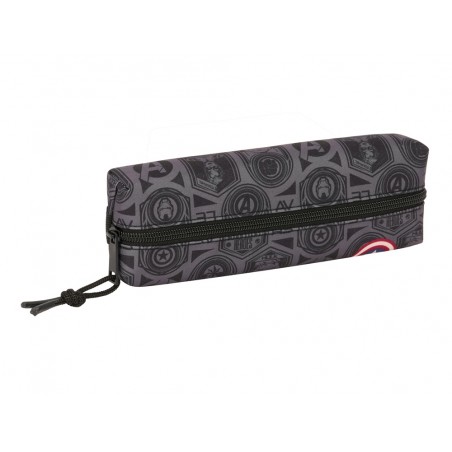 Bolso escolar portatodo safta rectangular con goma elastica 22cm avengers vendetta 40x220x70 mm