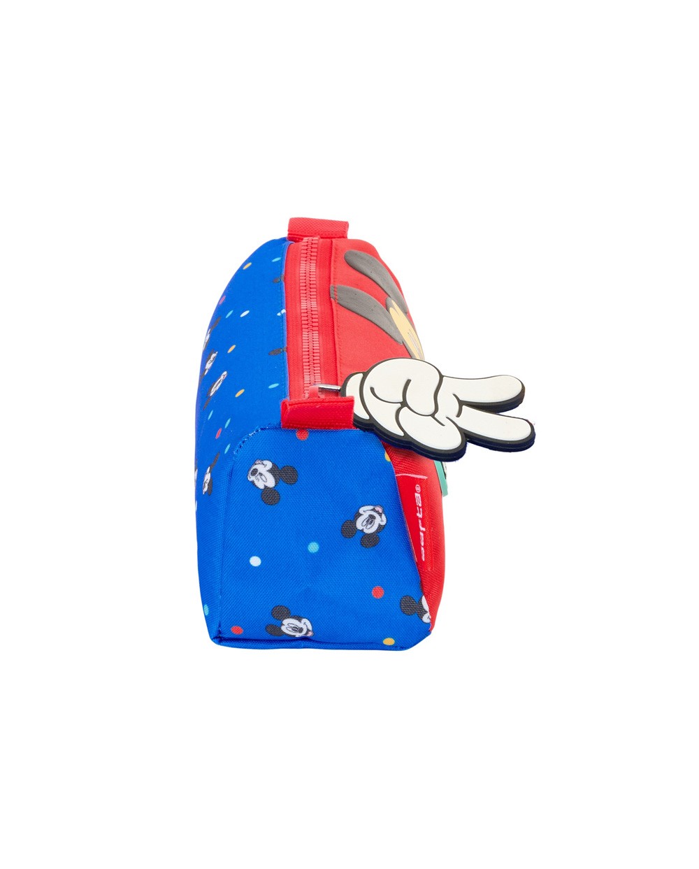 Bolso escolar portatodo safta mickey mouse good day 80x210x70 mm