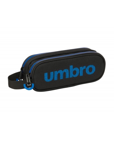 Bolso escolar portatodo safta doble umbro jet black 80x210x60 mm