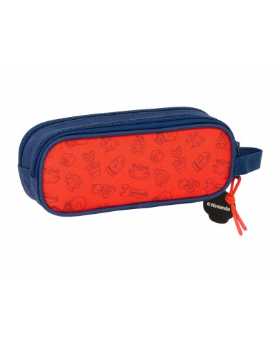 Bolso escolar portatodo safta doble super mario trick 80x210x60 mm