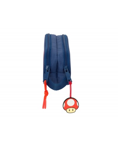 Bolso escolar portatodo safta doble super mario trick 80x210x60 mm