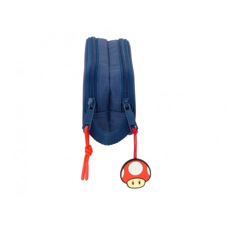 Bolso escolar portatodo safta doble super mario trick 80x210x60 mm
