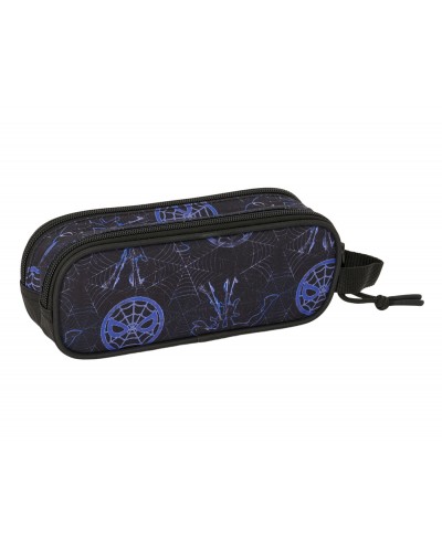 Bolso escolar portatodo safta doble spider man attack 80x210x60 mm