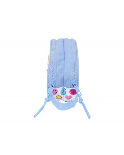 Bolso escolar portatodo safta doble reciclado smiley world joyful 80x210x60 mm