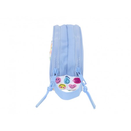 Bolso escolar portatodo safta doble reciclado smiley world joyful 80x210x60 mm