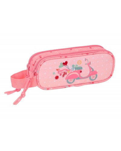 Bolso escolar portatodo safta doble reciclado moos passion 80x210x60 mm