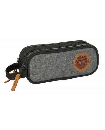 Bolso escolar portatodo safta doble reciclado blackfit8 old school 80x210x60 mm