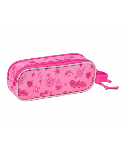 Bolso escolar portatodo safta doble rainbow high shine 80x210x60 mm