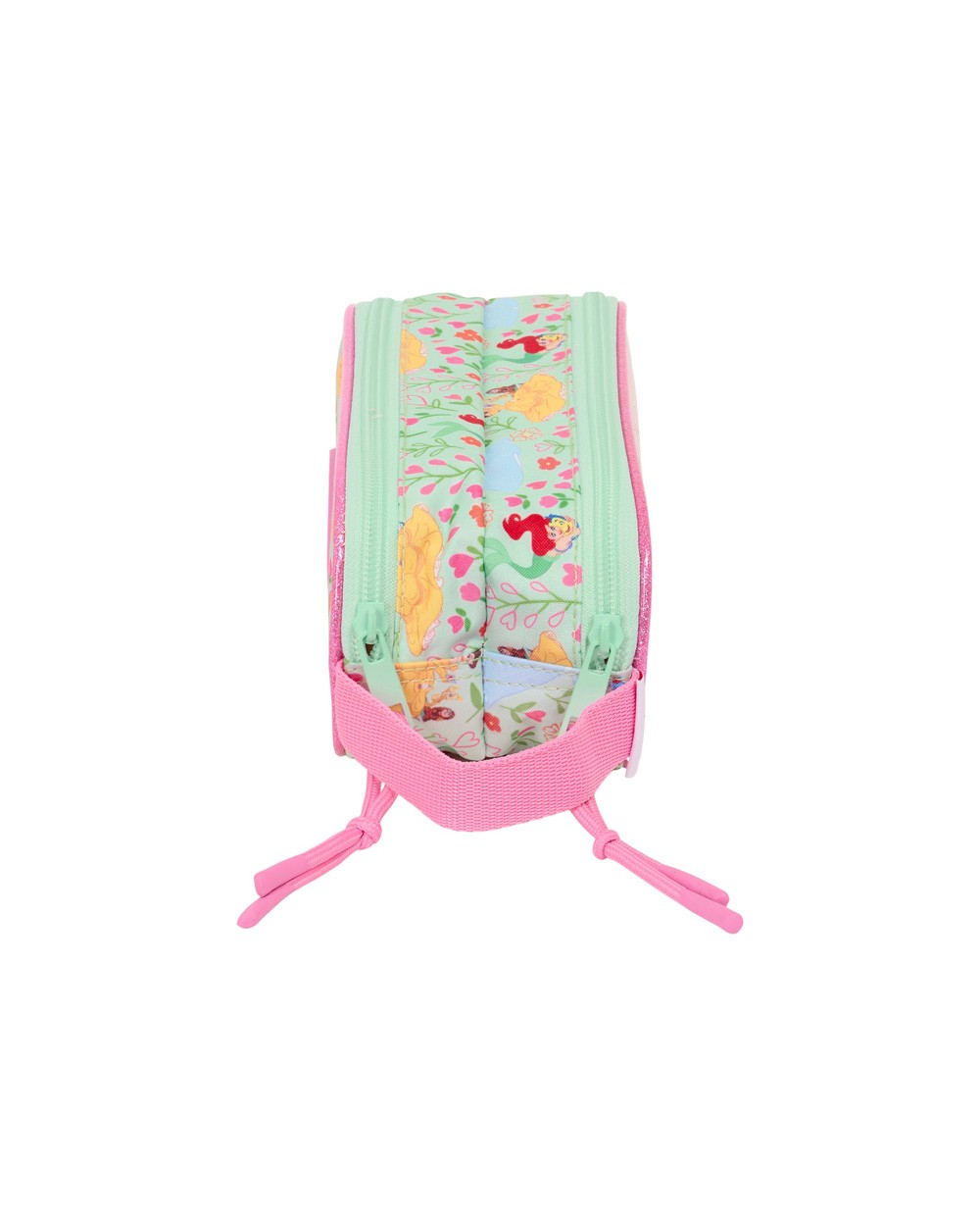 Bolso escolar portatodo safta doble princesas disney bloom 80x210x60 mm