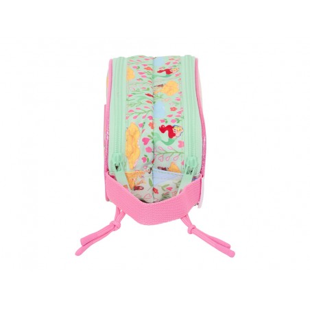 Bolso escolar portatodo safta doble princesas disney bloom 80x210x60 mm