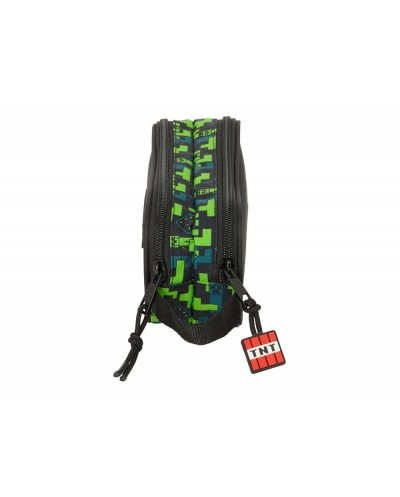 Bolso escolar portatodo safta doble minecraft tnt 80x210x60 mm