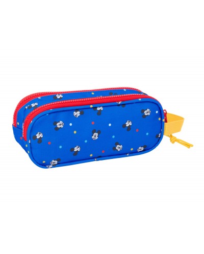 Bolso escolar portatodo safta doble mickey mouse good day 80x210x60 mm