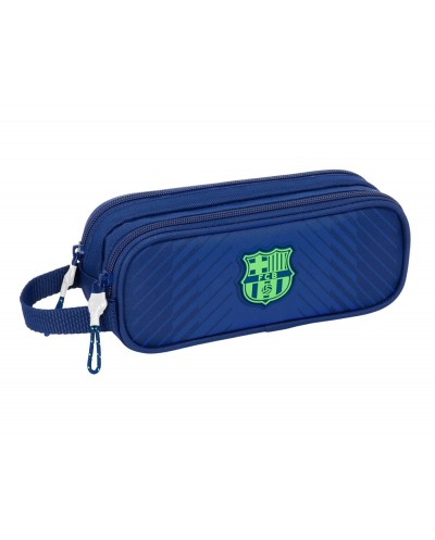 Bolso escolar portatodo safta doble fc barcelona navy blue 80x210x60 mm