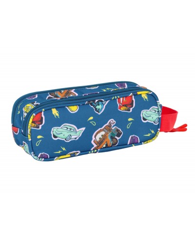 Bolso escolar portatodo safta doble cars racing 80x210x60 mm