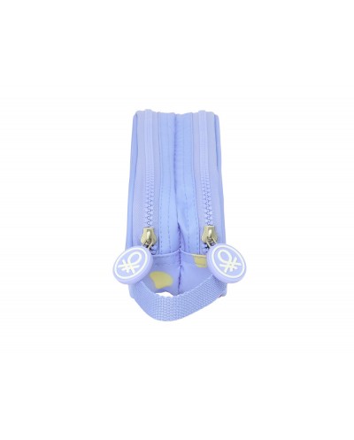 Bolso escolar portatodo safta doble benetton lila 80x210x60 mm
