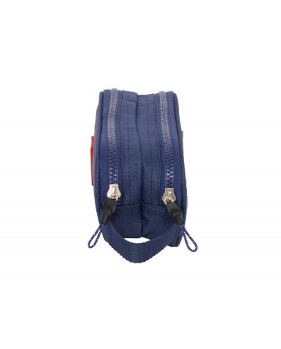 Bolso escolar portatodo safta doble benetton flag 80x210x60 mm