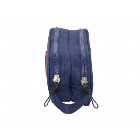 Bolso escolar portatodo safta doble benetton flag 80x210x60 mm