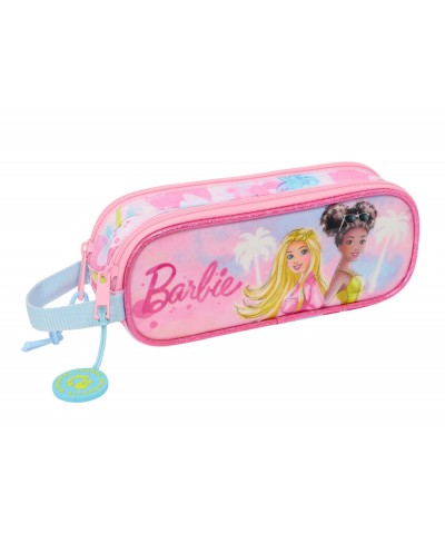 Bolso escolar portatodo safta doble barbie 80x210x60 mm