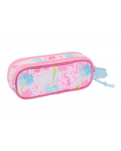 Bolso escolar portatodo safta doble barbie 80x210x60 mm