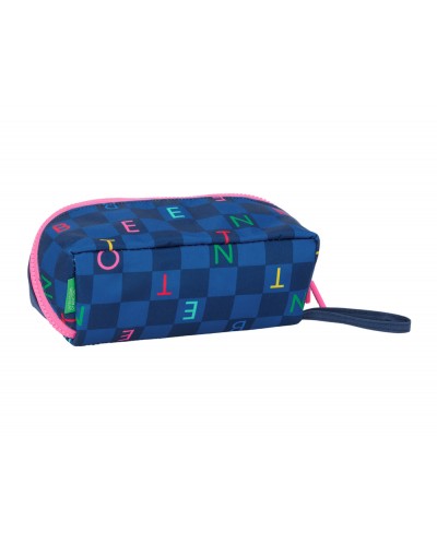 Bolso escolar portatodo safta cuadrado grande benetton damero 80x200x80 mm