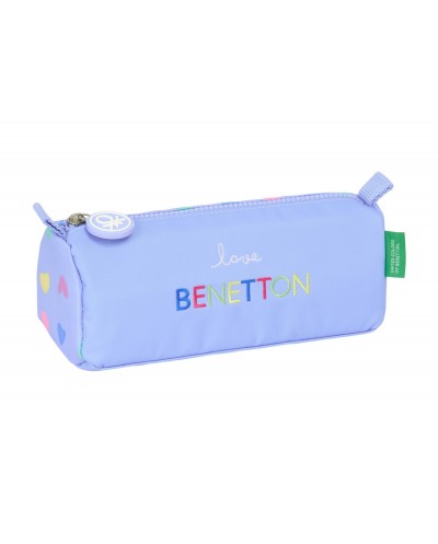 Bolso escolar portatodo safta benetton lila 80x210x70 mm