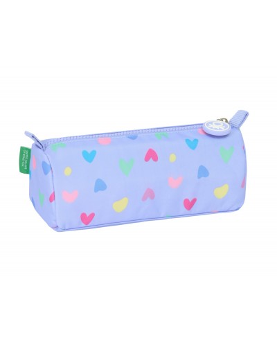 Bolso escolar portatodo safta benetton lila 80x210x70 mm