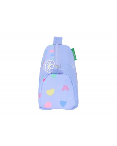 Bolso escolar portatodo safta benetton lila 80x210x70 mm