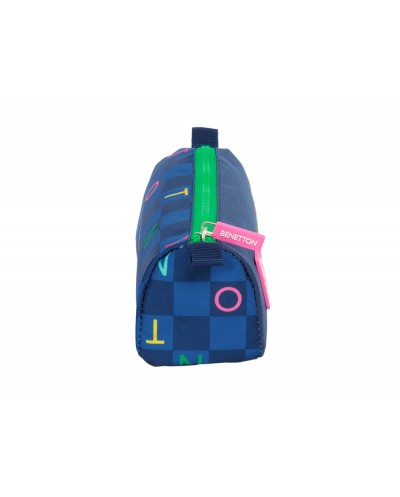 Bolso escolar portatodo safta benetton damero 80x210x70 mm