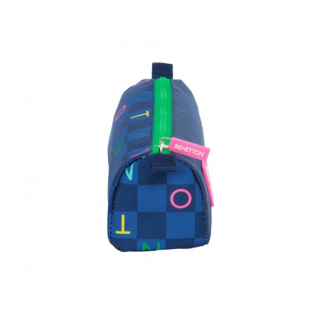 Bolso escolar portatodo safta benetton damero 80x210x70 mm