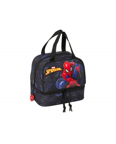 Portameriendas safta spider man attack 200x200x150 mm