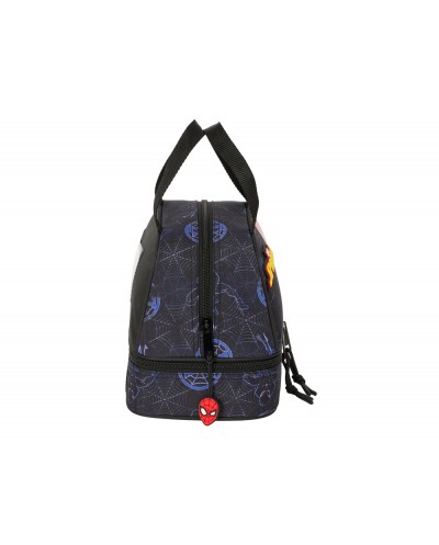 Portameriendas safta spider man attack 200x200x150 mm