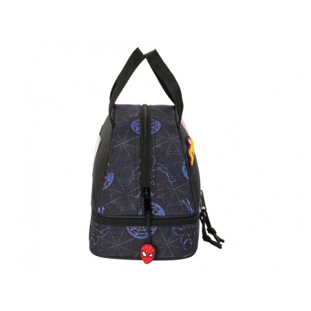 Portameriendas safta spider man attack 200x200x150 mm